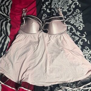 Victoria's Secret Pink and Black lingerie top